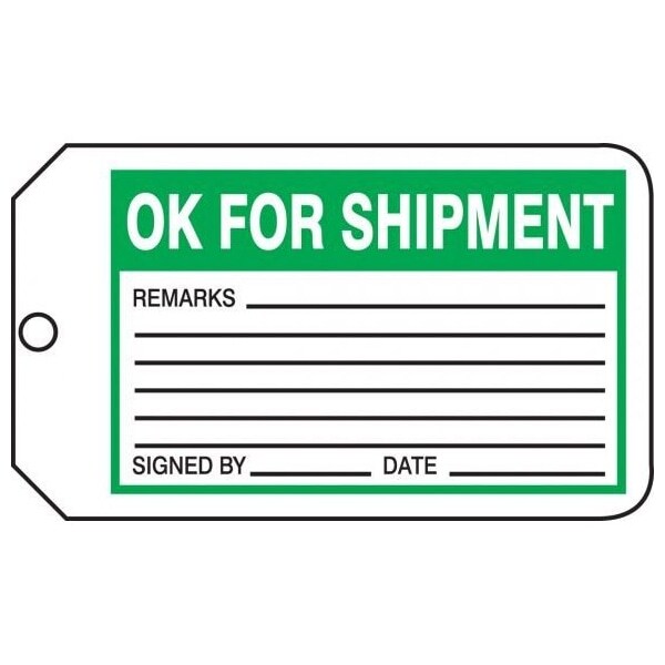 Accuform PF-Cardstock, 3-1/4 in Width, 1/4 in Height, , 5 PK MMT323PTM - main